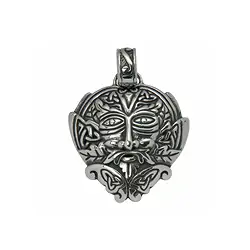 242005100038 Anhänger "Waldgeist/Grüner Mann", 3,0cm | GH Edelsteine, Heilsteine & Schmuck
