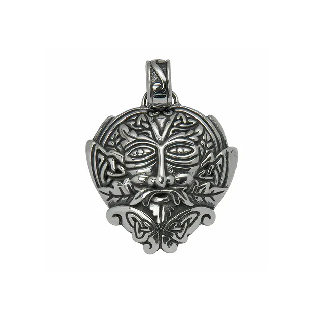 Anhänger "Waldgeist/Grüner Mann", 3,0cm | GH Edelsteine, Heilsteine & Schmuck