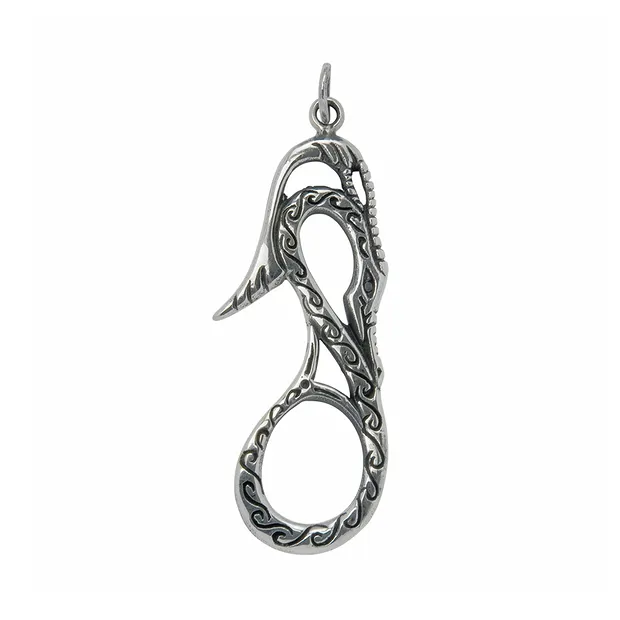 Ciondolo "serpente celtico", 4,4 cm | Gemme Schreier, pietre curative e gioielli
