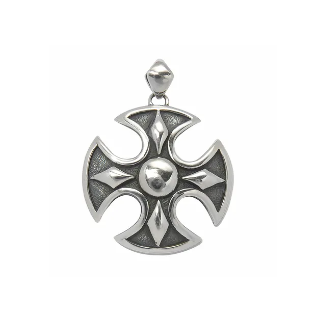 Pendentif "Croix avec cercle", 3,7cm | Marco Schreier