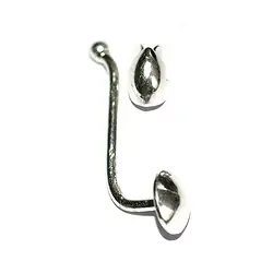 242005110018 Wechselstab "Klassik" Silber, 22mm | Großhandel Edelsteine, Heilsteine & Schmuck