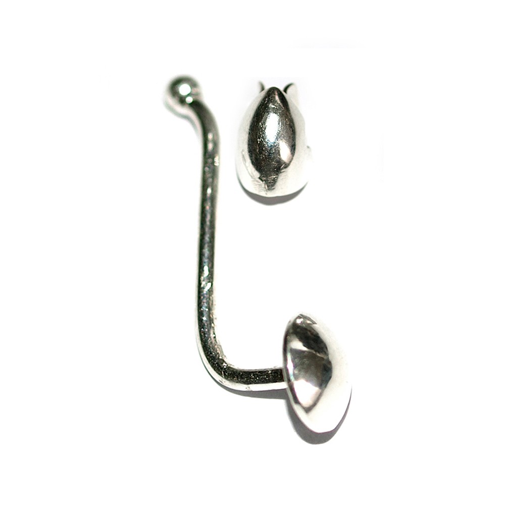 Wechselstab "Klassik" Silber, 22mm | Großhandel Edelsteine, Heilsteine & Schmuck