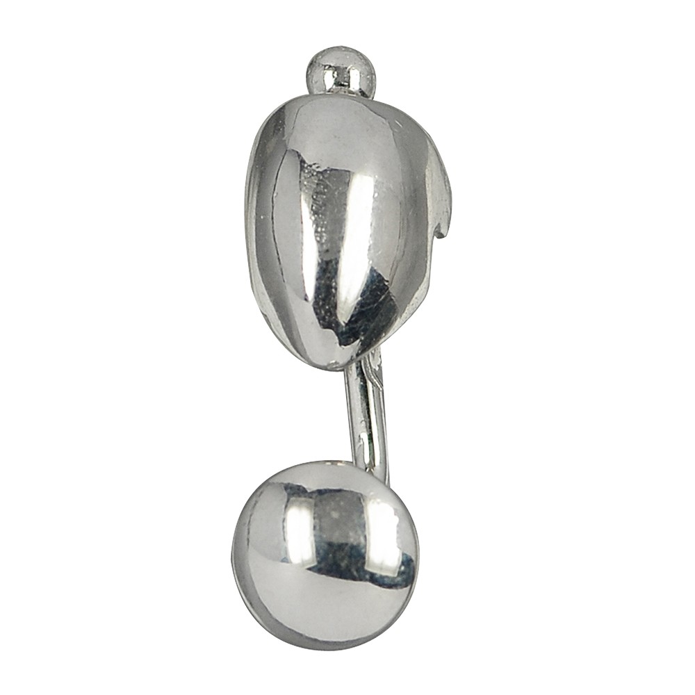 Interchangeable bar "Classic" silver, 18mm | wholesaler gems & healing stones