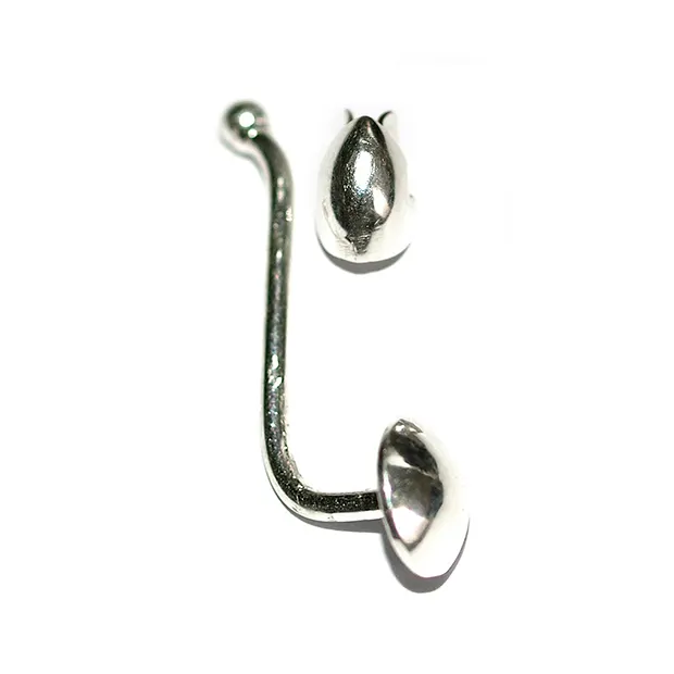 Wechselstab "Klassik" Silber, 18mm | Großhandel Edelsteine, Heilsteine & Schmuck