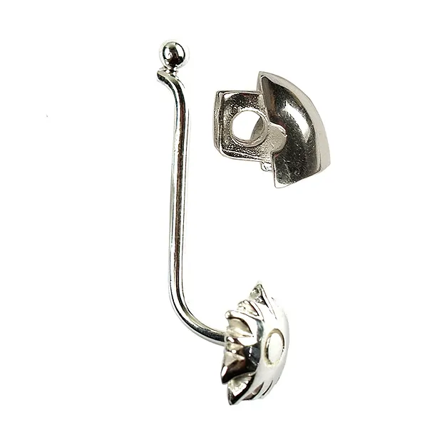 Interchangeable bar "Sun" silver, 18mm | Schreier gems, healing stones & jewelry