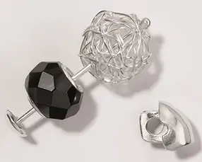 Pendant for baubles "Classic" silver, 35mm | wholesaler gems & healing stones