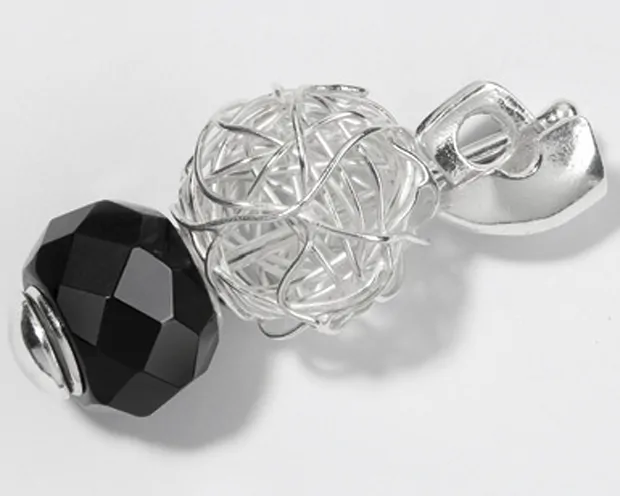 Pendentif pour boules "Classique" argent, 35mm | Marco Schreier