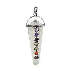 242005110043 Ciondolo in cristallo Chakra, 5,0 cm, argento | Marco Schreier