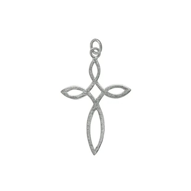 Ciondolo "Infinity cross", smerigliato, 3,8 cm | Marco Schreier