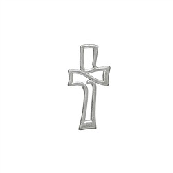 242005110059 Openwork cross" pendant, 3.3 cm, frosted | wholesaler gems & healing stones