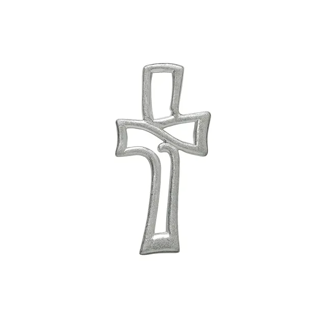 Anhänger "Durchbrochenes Kreuz", 3,3cm, mattiert | Marco Schreier