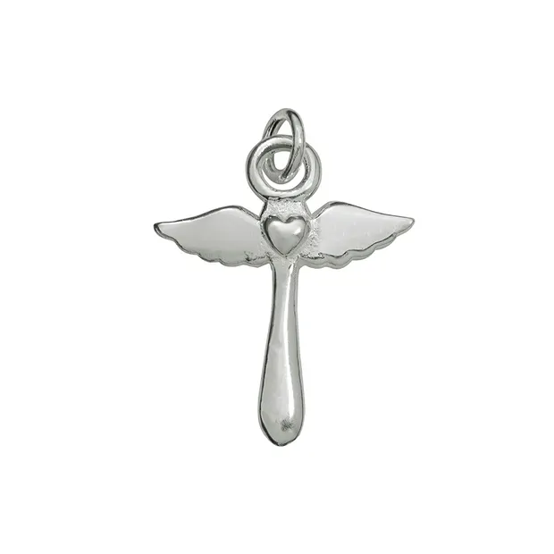 Heart angel cross" pendant, 2.5 cm | wholesaler gems, healing stones & jewelry