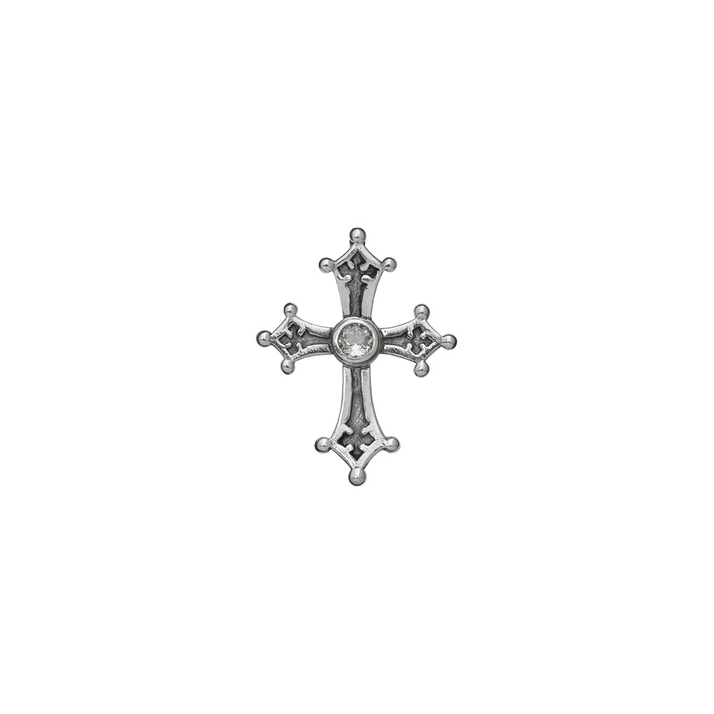 Pendentif "Croix des Templiers" avec Topaze, 2,6cm | Marco Schreier