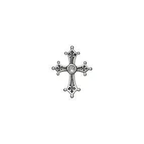 Anhänger "Tempelritter-Kreuz" mit Topas, 2,6cm | Marco Schreier