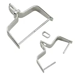 242005110080 Arco intercambiable con anilla, plata, 21 x 19mm (pequeño) | Marco Schreier