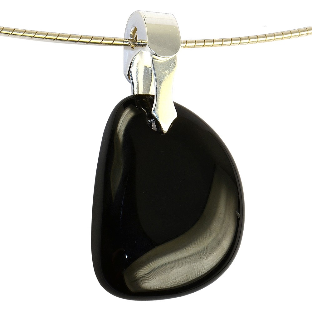 Wechselbogen für frontgebohrte Steine "Design" Silber glänzend, 24 x 13mm (groß)  | Marco Schreier