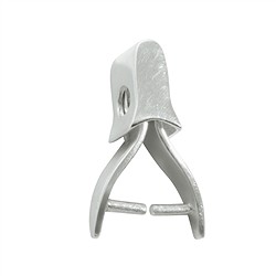 242005110097 Fiocco intercambiabile "Triangolo" con cappuccio, argento, 10 x 10 mm (piccolo) | Marco Schreier