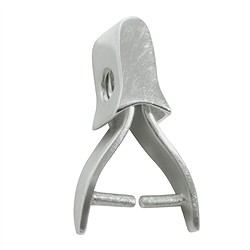 242005110098 Arco intercambiable "triángulo" con tapa, plateado, 12 x 12 mm (mediano) | Marco Schreier