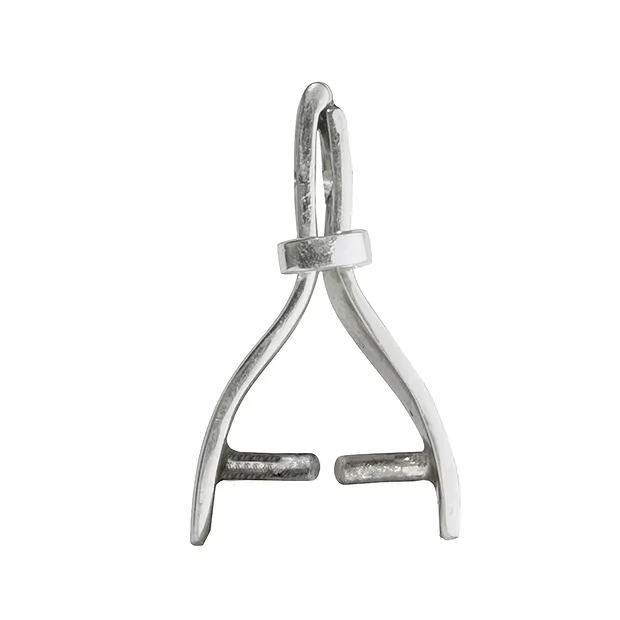Arco intercambiable "triángulo" con anilla, plata, 10 x 10mm (pequeño) | Marco Schreier