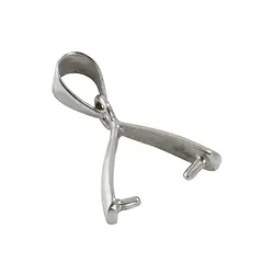 242005110104 Basis-Halter für frontgebohrte Steine "Schlaufe" (2 St./VE) | Marco Schreier