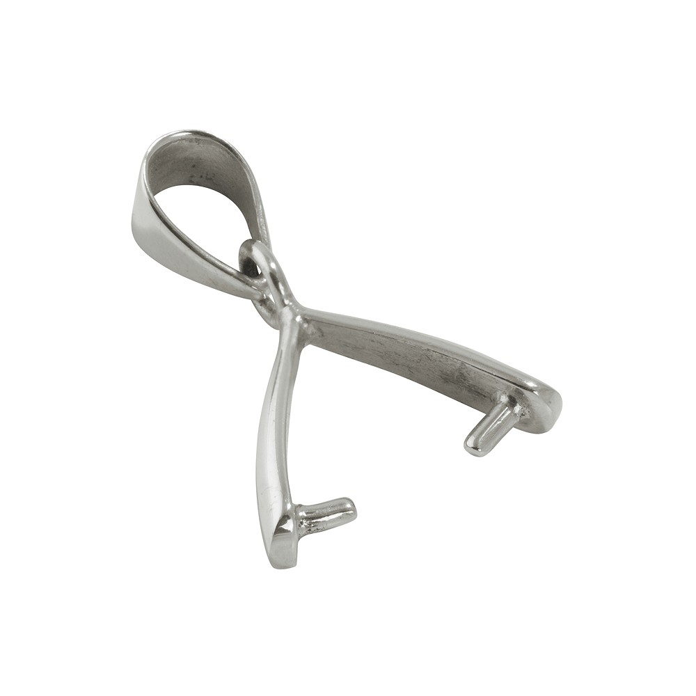 Basis-Halter für frontgebohrte Steine "Schlaufe" (2 St./VE) | Marco Schreier