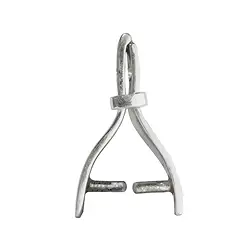 242005110112 Bélières arceaux ouvrables "Triangle" avec anneau, argent, 12 x 12mm (moyen) | Marco Schreier