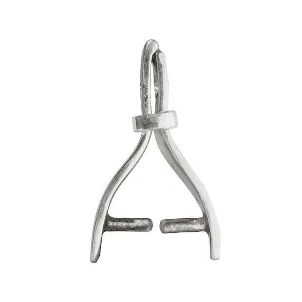 Arco intercambiable "triángulo" con anilla, plata, 12 x 12 mm (mediano) | Marco Schreier