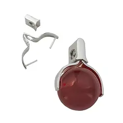 242005120051 Bélières arceaux ouvrables avec capuchon argent, pour boules 20mm | Marco Schreier
