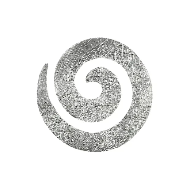 Ciondolo a spirale, 2,0 cm, opaco | Gemme Schreier, pietre curative e gioielli
