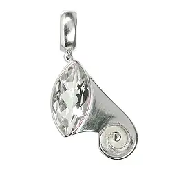 242005150046 Pendant spiral decoration, faceted topaz, approx. 3.6 cm | Marco Schreier