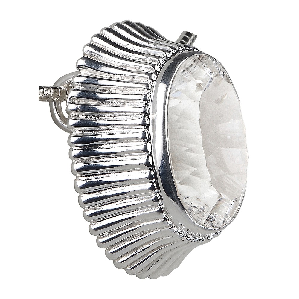 Anhänger Bergkristall facettiert, 3,7cm | GH Edelsteine, Heilsteine & Schmuck