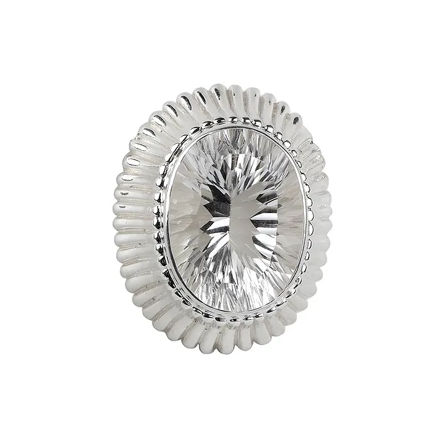 Anhänger Bergkristall facettiert, 3,7cm | GH Edelsteine, Heilsteine & Schmuck