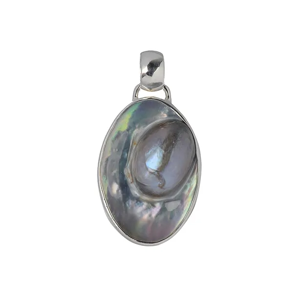 Mabe pearl pendant, 2.5 - 3.0 cm (small) | wholesaler gems & healing stones