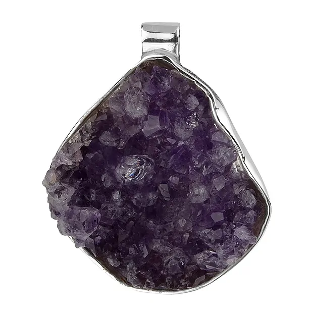 Pendentif améthyste niveau cristal, 4,5 - 5,5cm | Marco Schreier