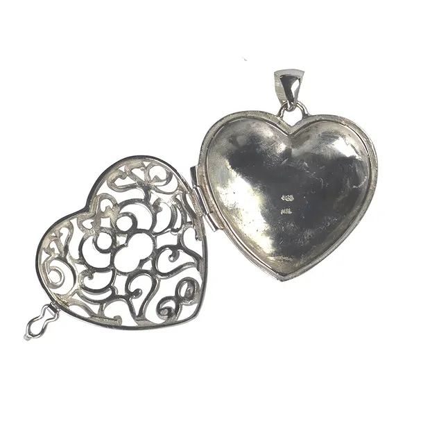 Ciondolo a medaglione con cuore, 3,0 cm | grossista gemme e pietre curative