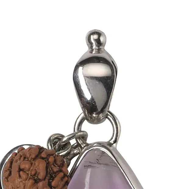 Mala pendant amethyst (inner peace) | wholesaler gems, healing stones & jewelry