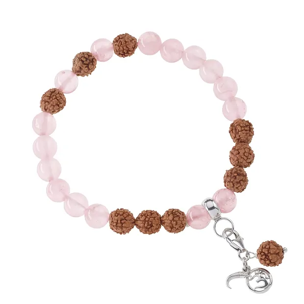 Mala pendentif Quartz rose (amour) | Marco Schreier