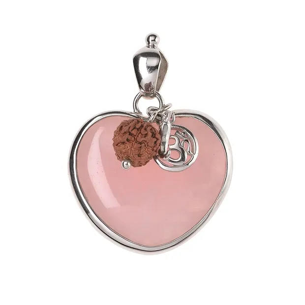 Mala Anhänger Rosenquarz (Liebe) | Großhändler Edelsteine, Heilsteine & Schmuck