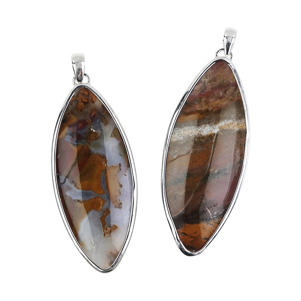 Pendentif Indian Summer Jaspis Navette, 7,0cm  | Marco Schreier
