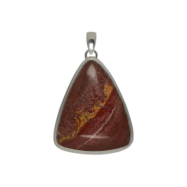 Pendentif Indian Summer Jaspis Triangle, 5,0cm | Marco Schreier