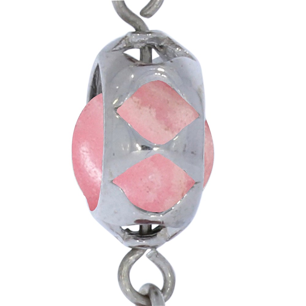 Colgante Mala Cristal de roca, Rodocrosita (pick-me-up) | Marco Schreier