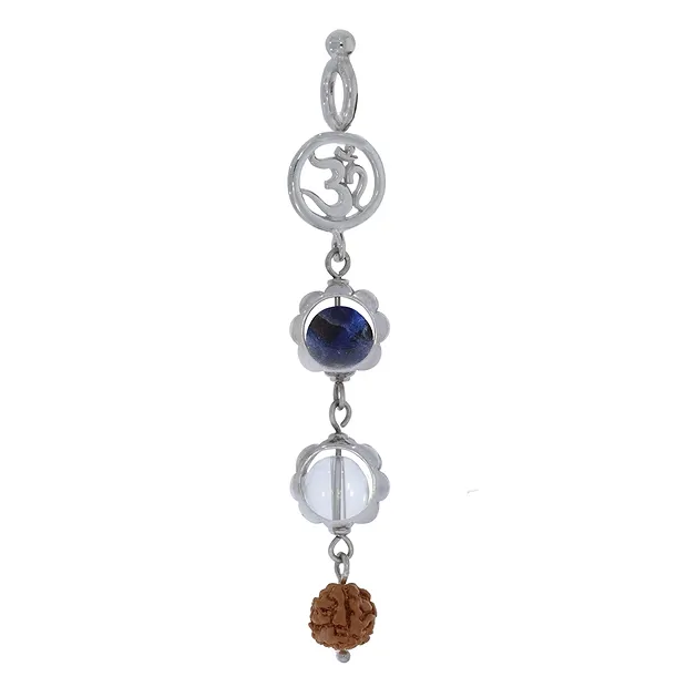 Mala Pendentif Cristal de roche, Sodalite (Vérité) | Marco Schreier