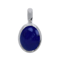 242005190013 Lapis Lazuli pendant, oval (8 x 10mm), 1.7cm | wholesaler gems & healing stones
