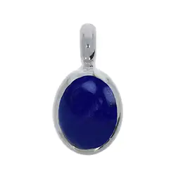 242005190013 Anhänger Lapis Lazuli, oval (8 x 10mm), 1,7cm | Edelsteine, Heilsteine & Schmuck
