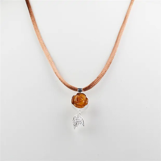 Pendentif Rose agate serpentine, 3,1cm | Marco Schreier