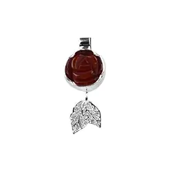 242005190029 Anhänger Rose Schlangenachat, 3,1cm | Schreier Edelsteine, Heilsteine & Schmuck