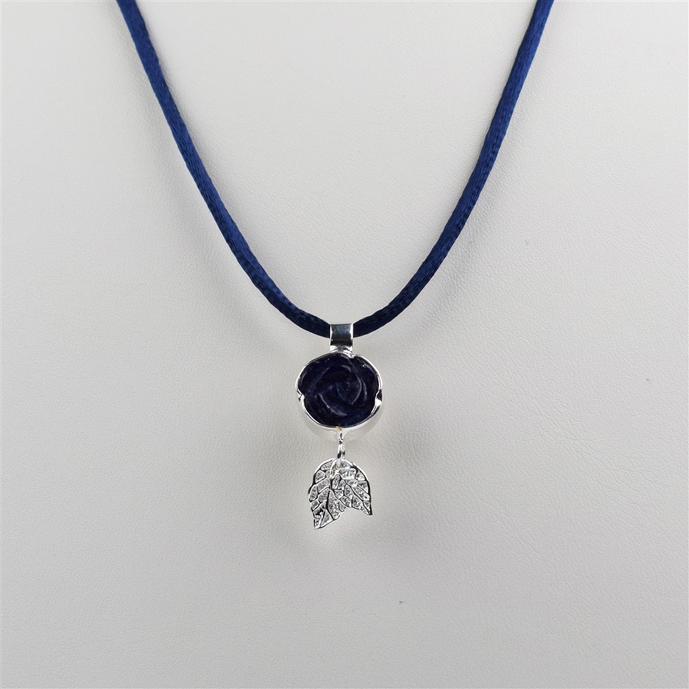 Pendente in Sodalite rosa, 3,1 cm | Gemme Schreier, pietre curative e gioielli