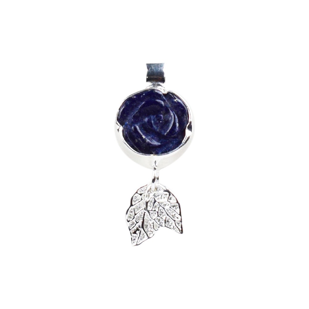 Pendente in Sodalite rosa, 3,1 cm | Gemme Schreier, pietre curative e gioielli