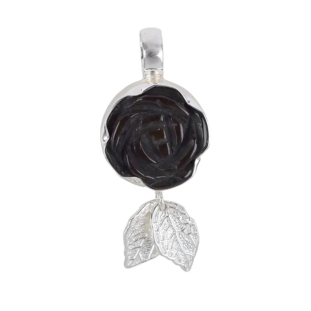 Colgante de Ónice rosa (teñido), 4,5 cm | Marco Schreier