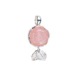 242005190080 Pendentif Rose Quartz rose, 4,5cm | Marco Schreier
